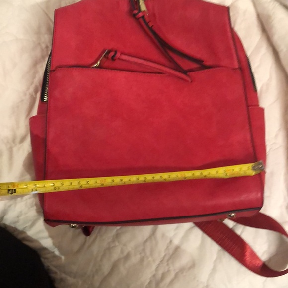 Red leather Backpack! - Picture 4 of 5